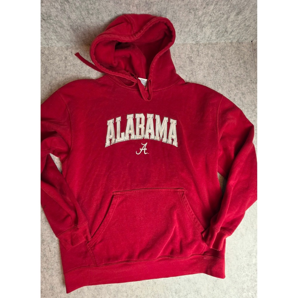Pro Edge Alabama Crimson Tide Hoodie Red Spellout Pullover Mens Large